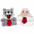 7" Reversible Wolf / Sheep with tie with one color imprint